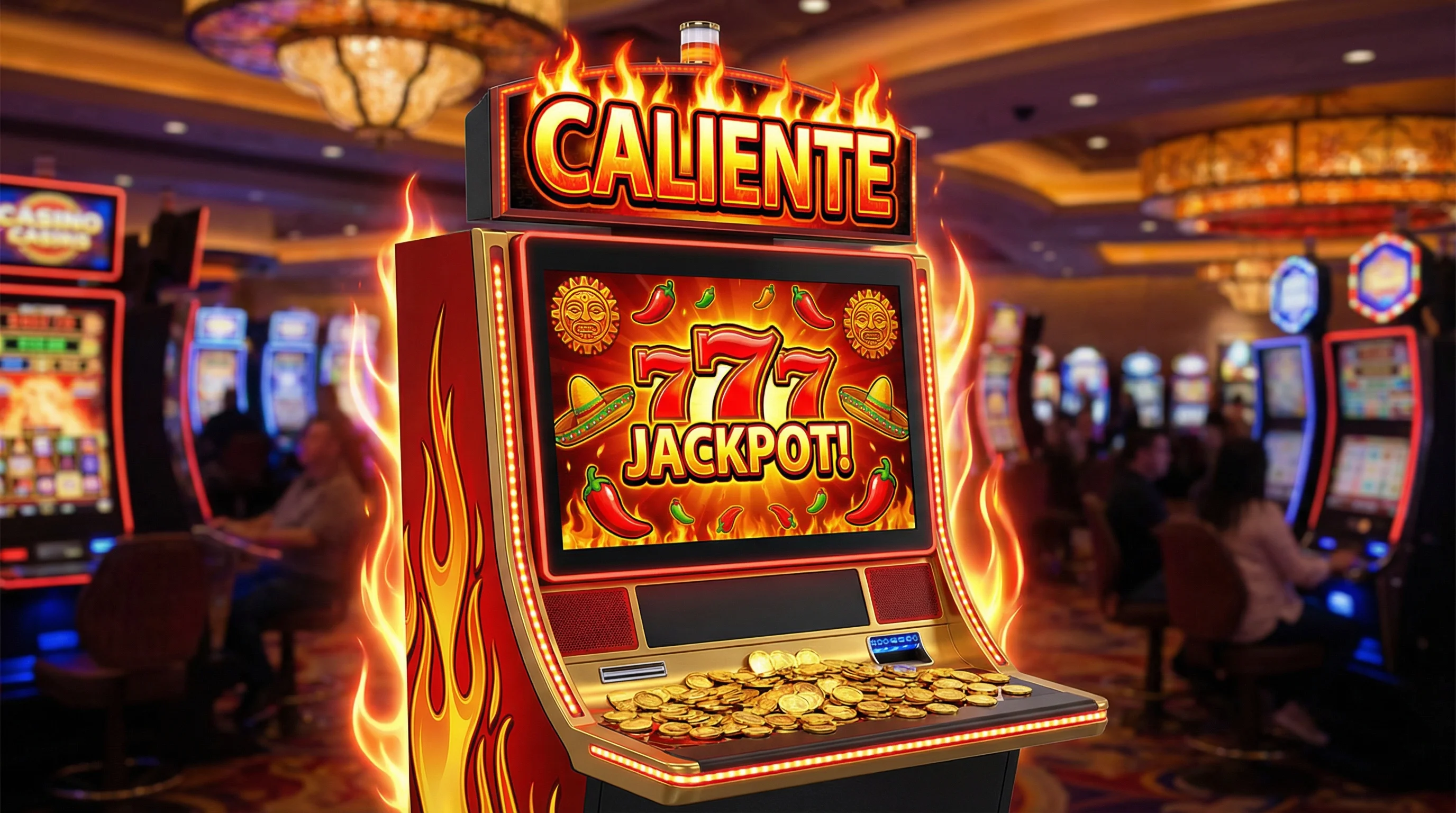 Tragamonedas Caliente Casino con jackpots progresivos